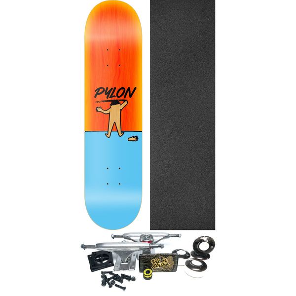 Pylon Skateboards Helping Hand Skateboard Deck - 8.5" x 32" - Complete Skateboard Bundle